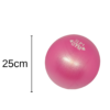 Inflated Pink Slim Gym Anti Burst Barre Ball