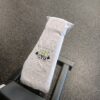 Hooded Gym Towel on Leg Press Machine for Hygiene and Convenience